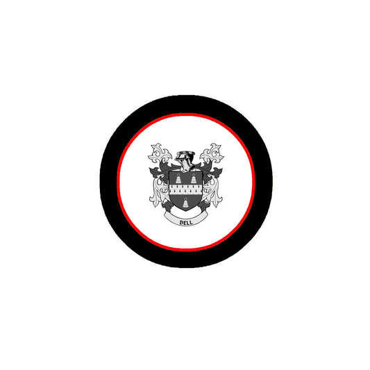 Bell Family Crest 3" Coat of Arms Fridge Round Magnet