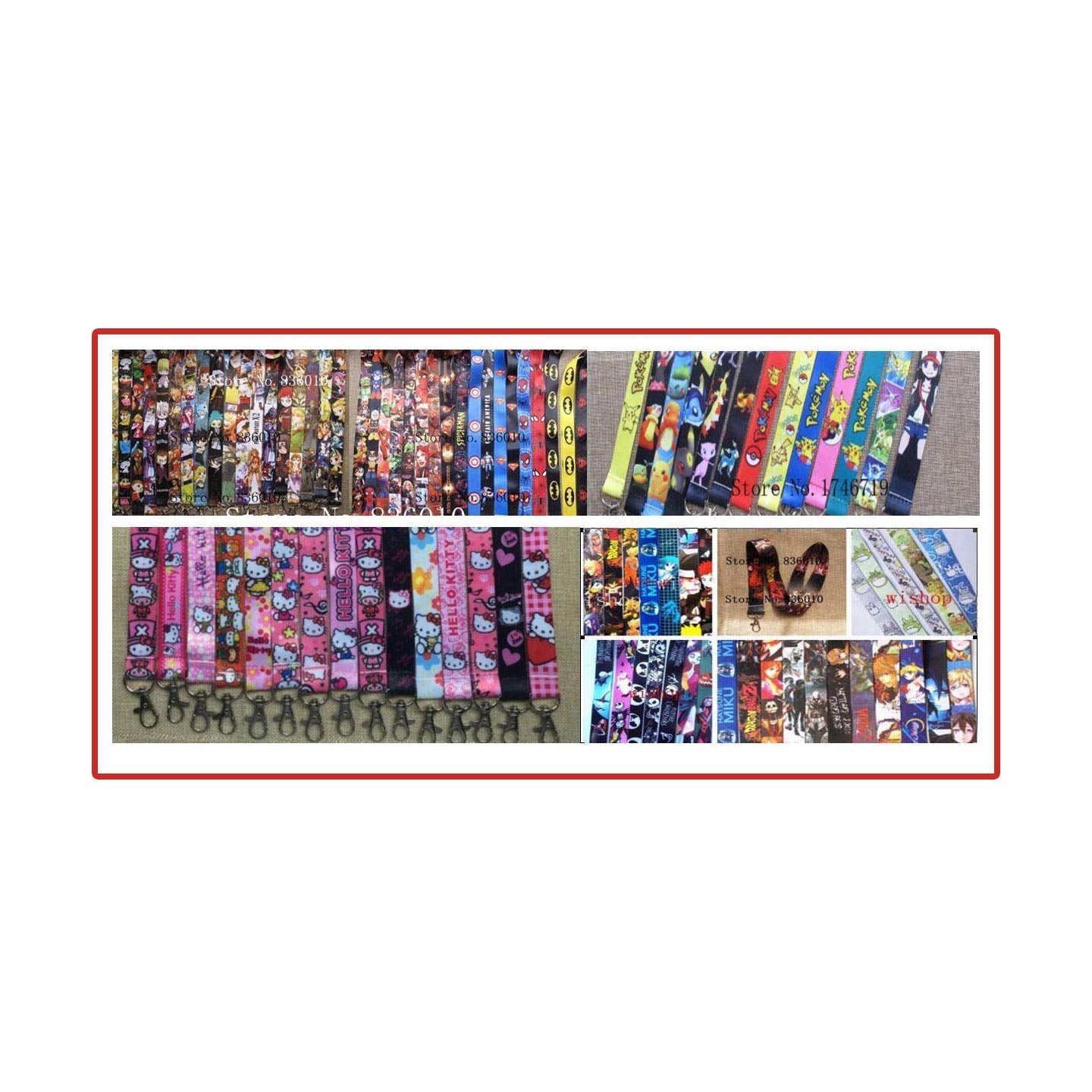 79 Cents only ea (10 pcs) Mixed Color Cell Phone Key Chain Neck Strap Keys Lanyards Kids Gifts ($0.99 EA)