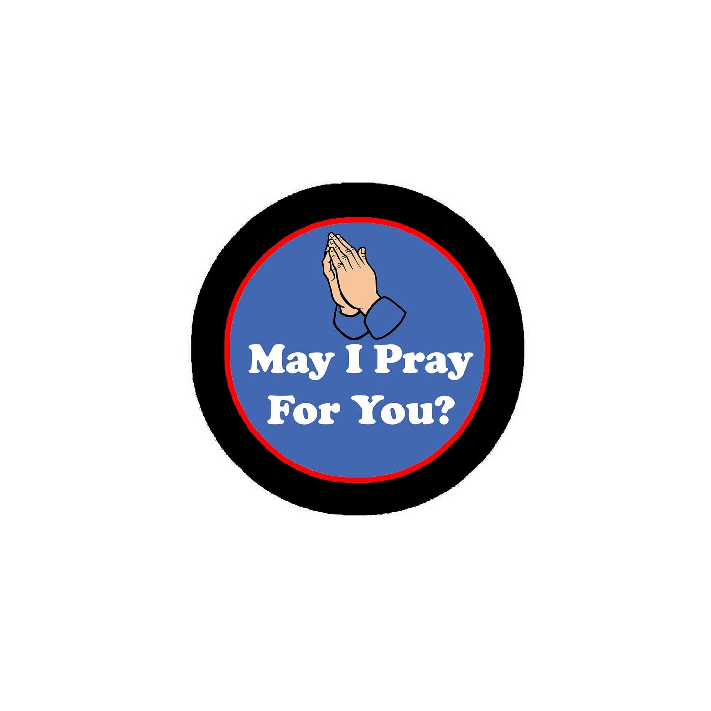 12 Pcs May I Pray for You? 2.25" Pinback pinback Badge Brooch