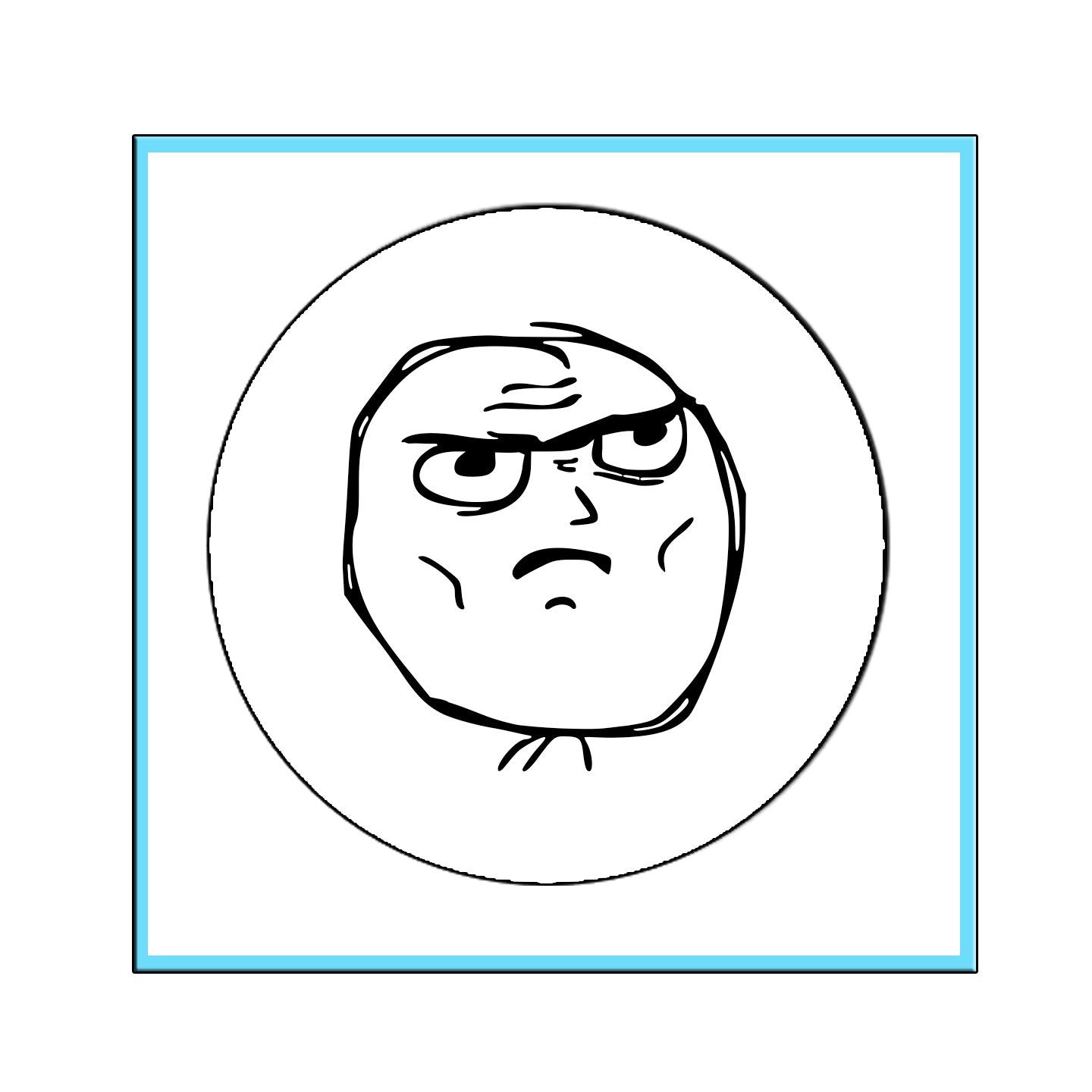 Determined Guy 1.25" Pinback Button Pin for Jackets, hats, etc