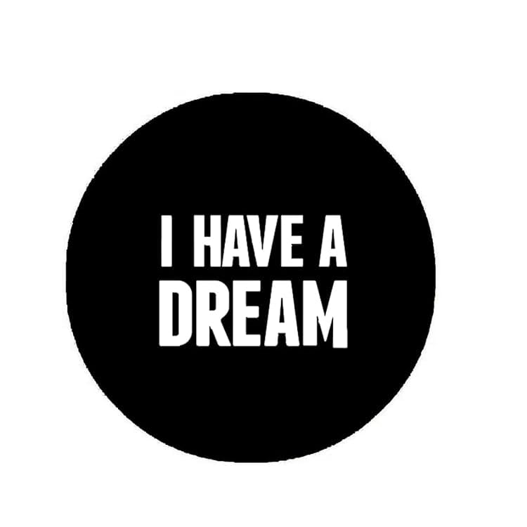10 Pcs Set I Have a Dream 2.25-inch Pinback for Jackets, Backpack MLK Martin Luther King Jr. Default Title