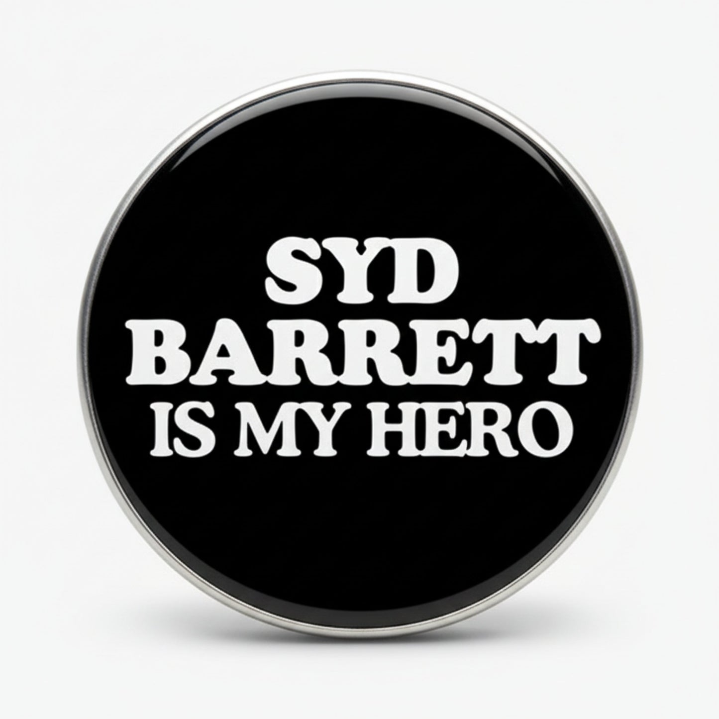 1 Pink Floyd Syd Barrett Is My Hero Button Pin Default Title