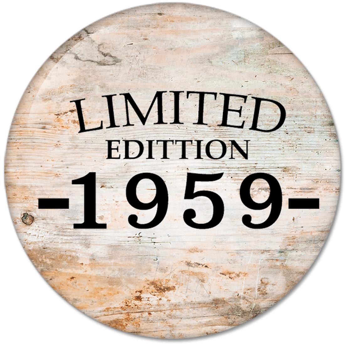 60th Birthday Made 1959 Pinback 2.25-inch Default Title