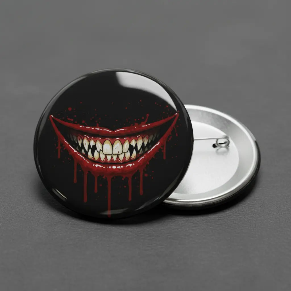 2.25-inch Bloody Smile Pinback