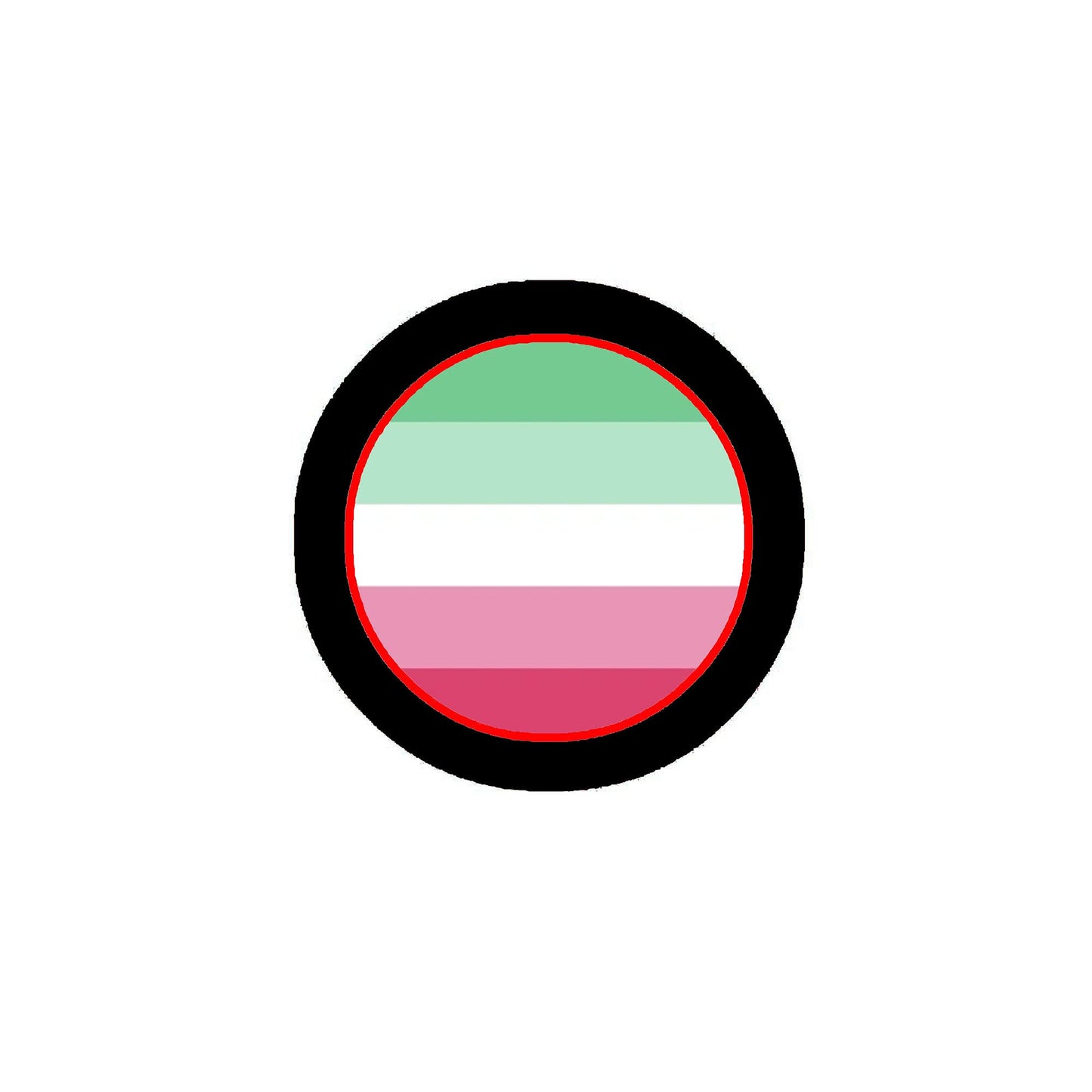 Abrosexual Pride Flag 2.25" Pinback or Jackets, Backpacks, etc.