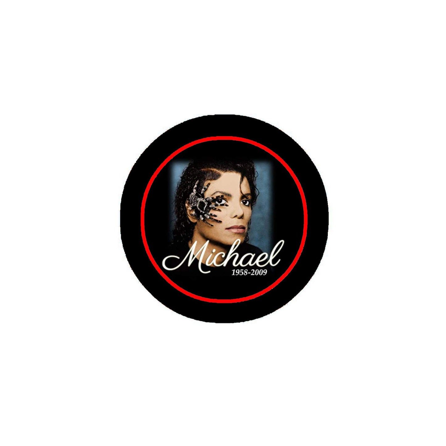 Michael 1958-2009 Pinback Badge 2.25-inch v10 Default Title