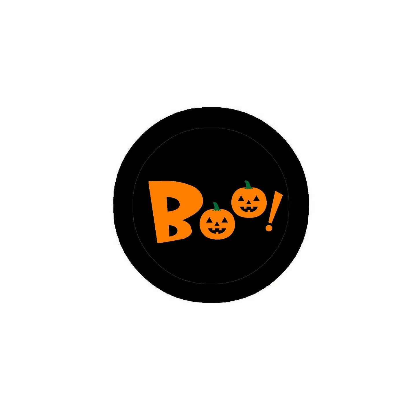 10 Pcs Set Boo! 2.25-inch Pinback Badge Pumpkins Halloween Default Title