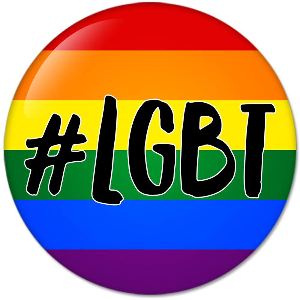 Hashtag LGBT Pinback 2.25-inch Default Title
