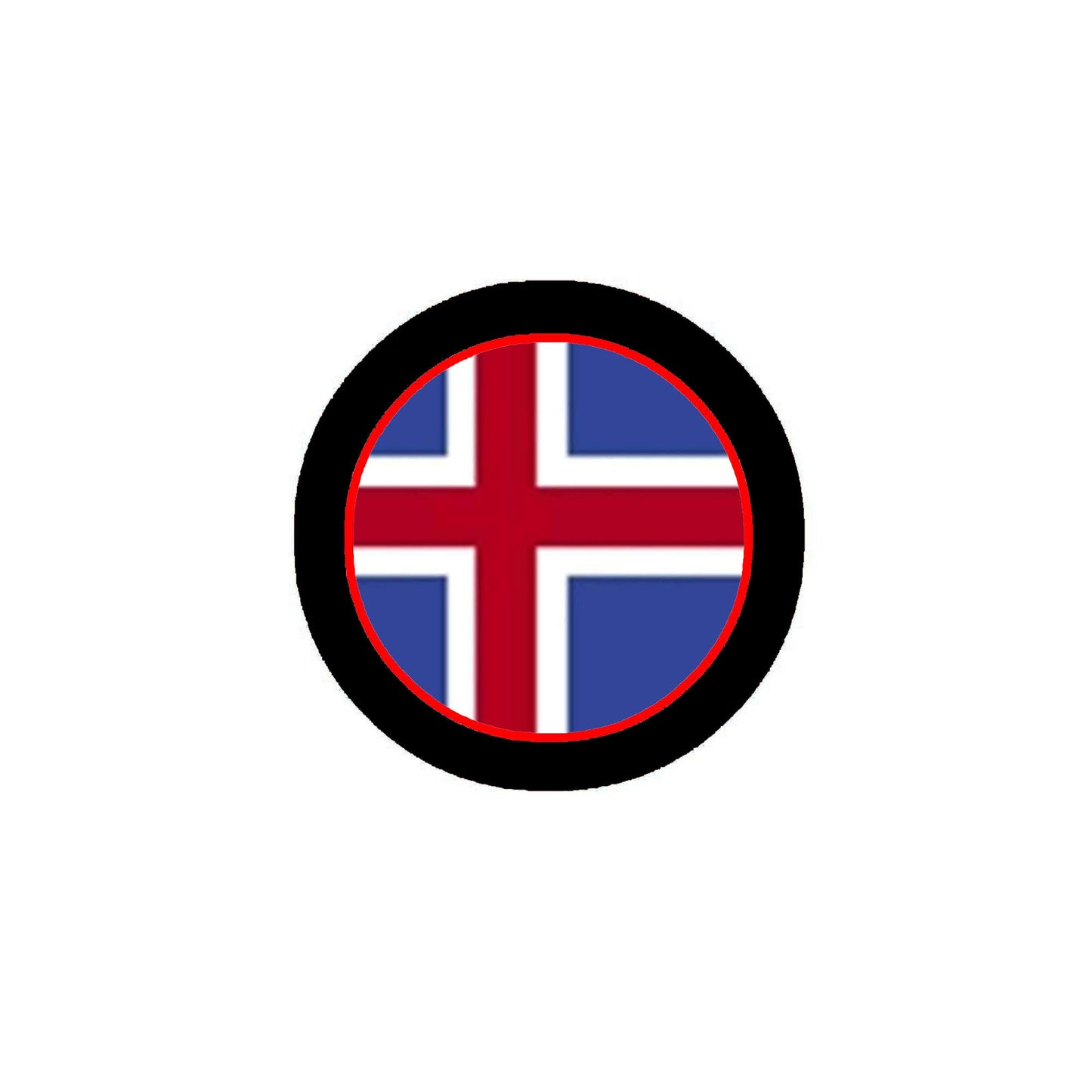 ICELAND Flag 1.25-inch Pinback Button Pin Country Nationality Pride Default Title