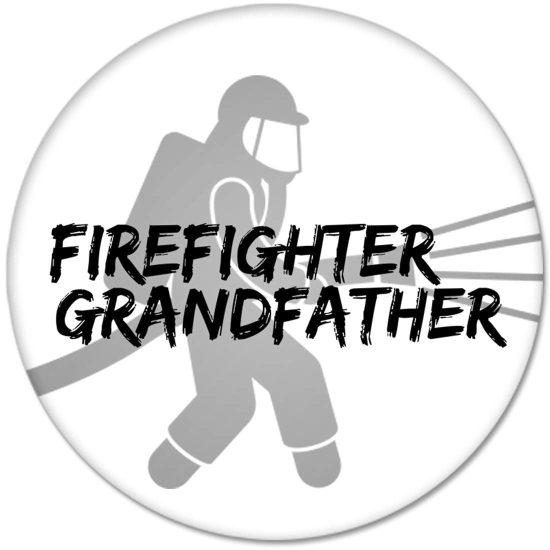 FIREFIGHTER GRANDFATHER Pinback 2.25-inch Default Title