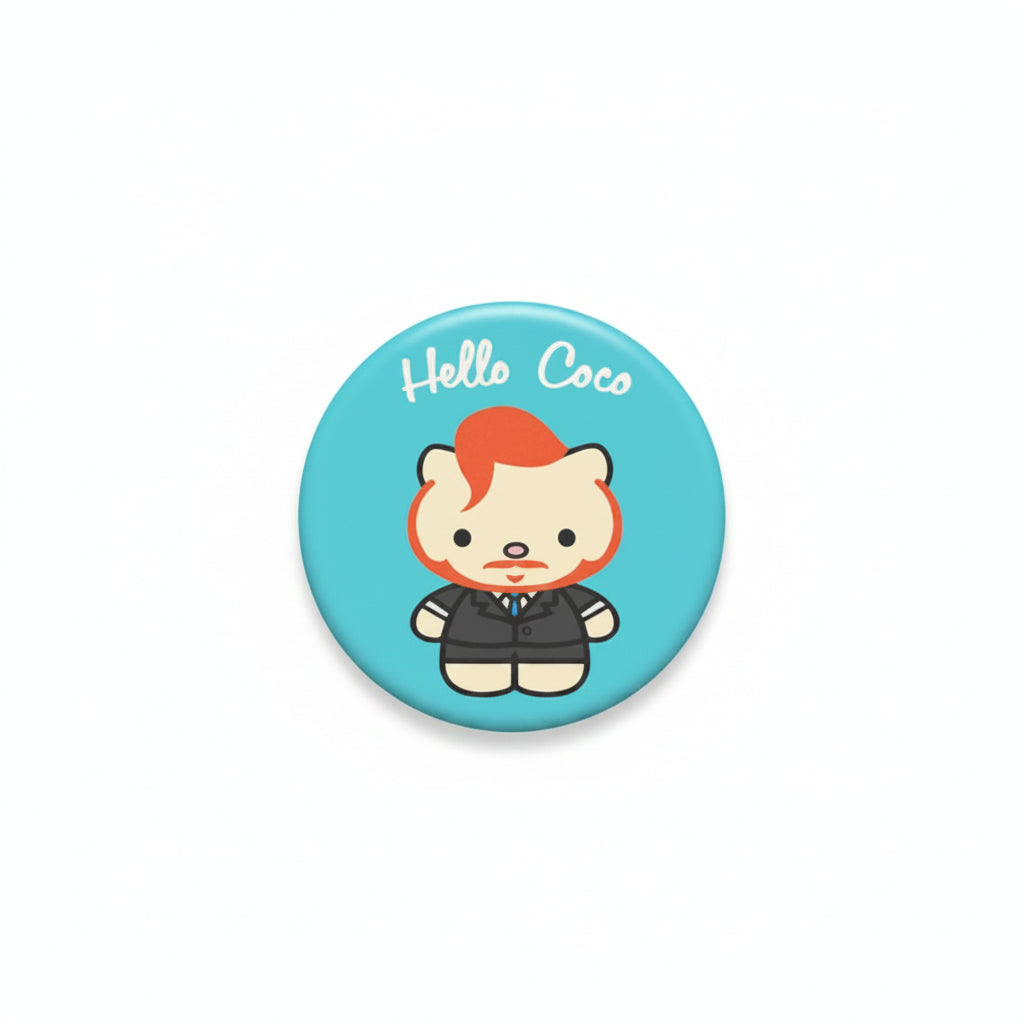 Hello Coco 2.25 Inch Pinback Button Default Title