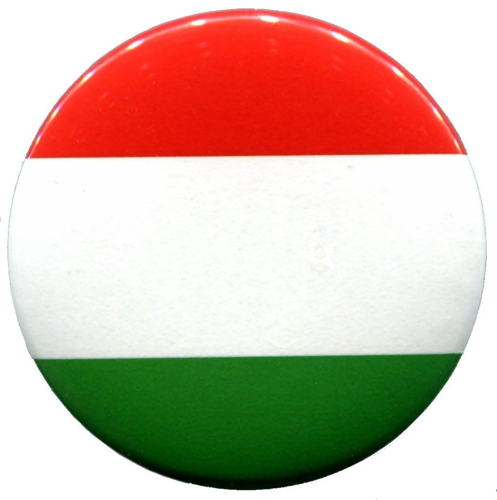 Hungary Flag Hungarian Pinback 2.25-inch Default Title