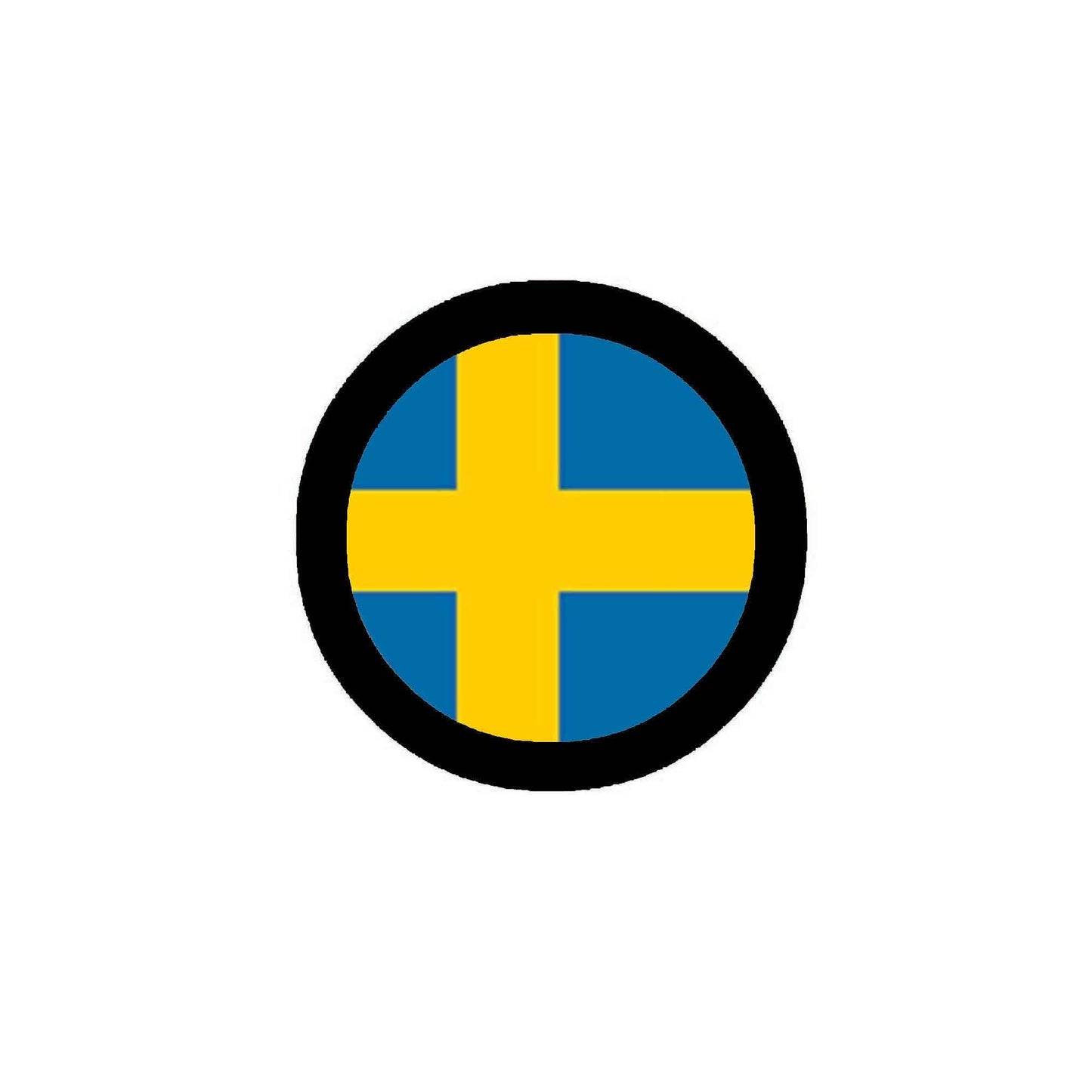 Swedish National Flag Sweden Pin Badge Pinback 2.25"