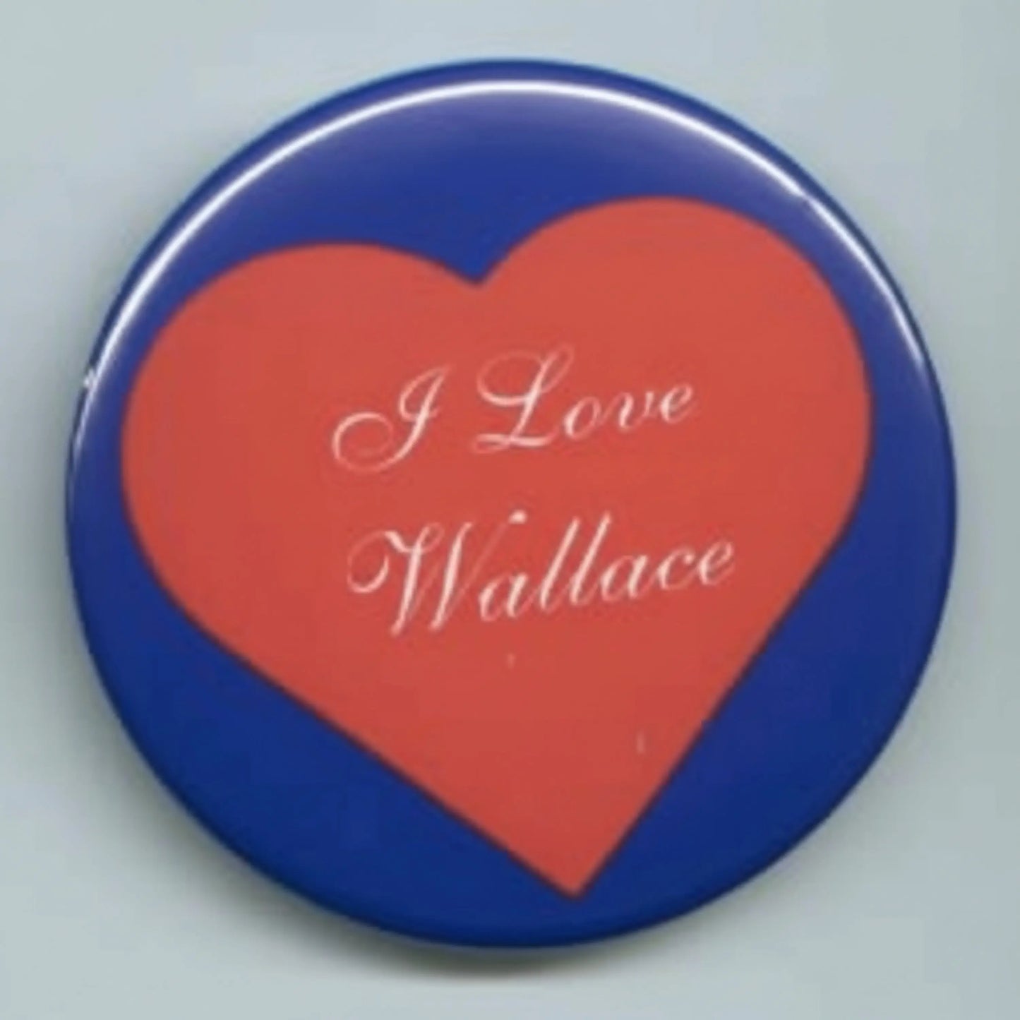 5 Pcs I Love Wallace Pinback 1.25-inch