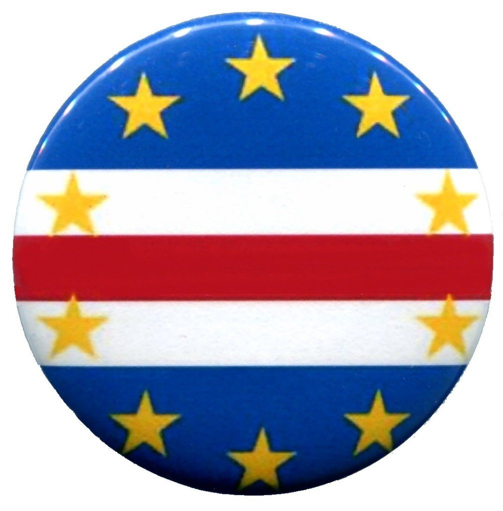 Cape Verde Flag Cape Verdean Pin Pinback Badge Button Good Quality Best Beautiful Fast Shipping and Ship Worldwide Default Title