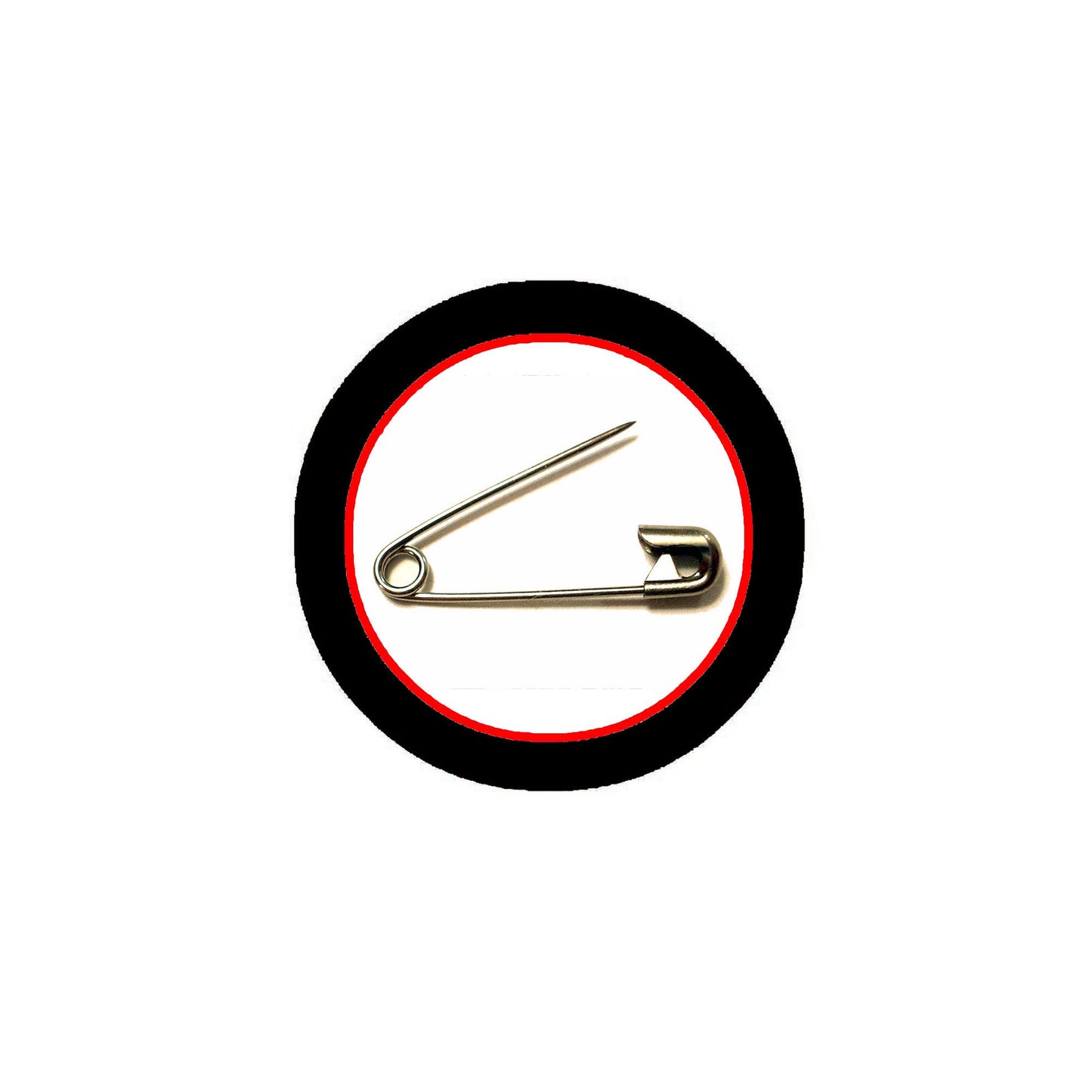 10 Pcs Safety Pin Immigrant friendly badges 1.25" for Jackets, Backpacks, etc.