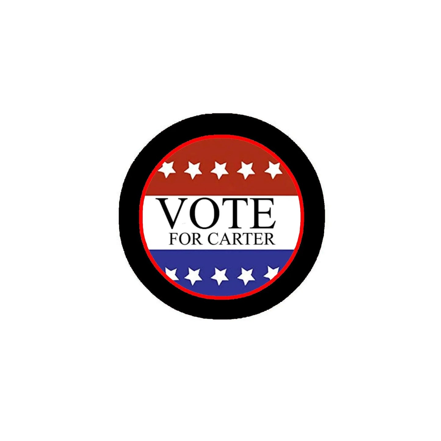 Vote for Carter Pinback Badge 2.25-inch Default Title