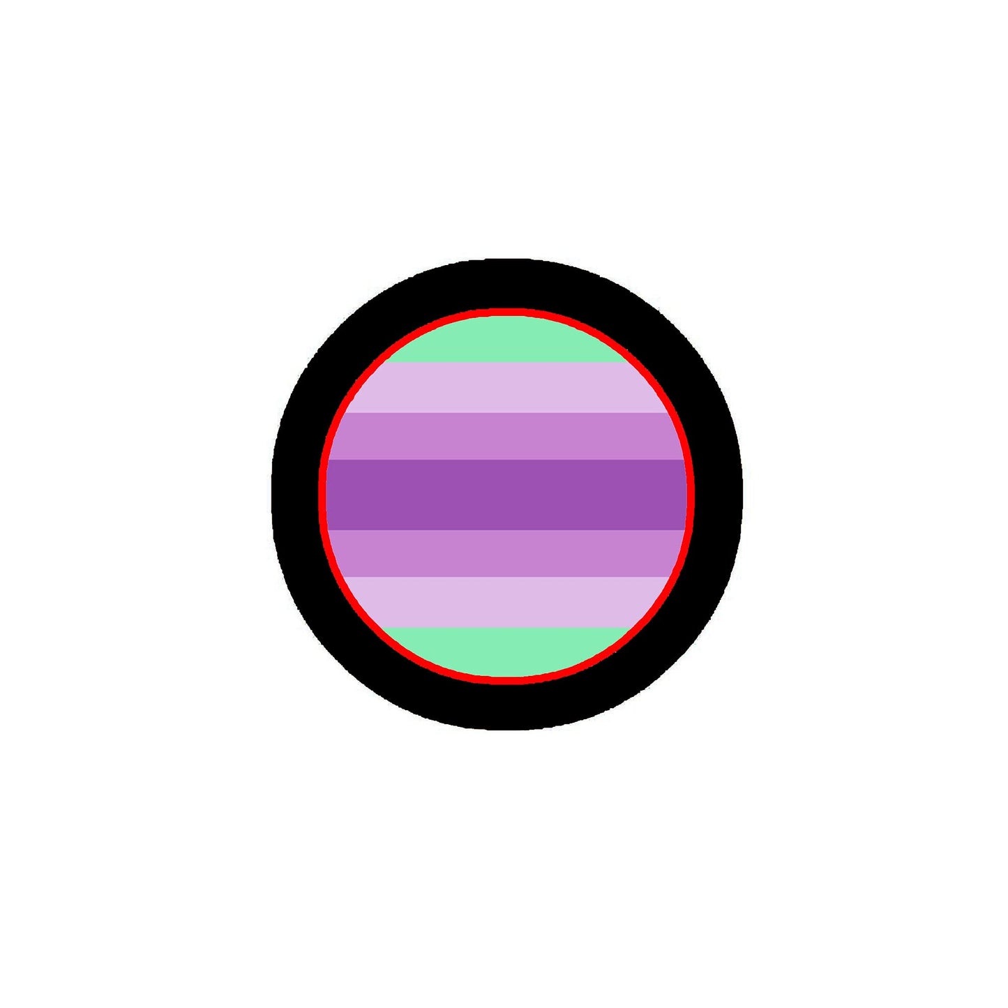Femgender Pride Flag Pinback 2.25-inch Default Title