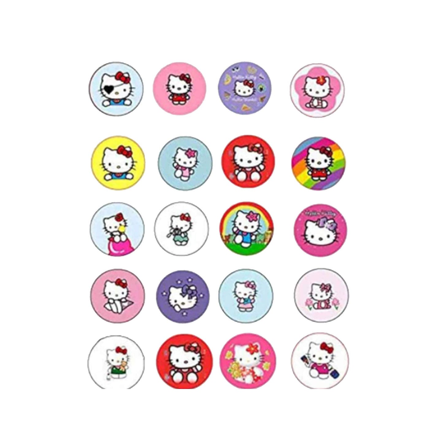 20 pcs collection cat girl 1.25" Pinback or Jackets, Backpacks, etc.