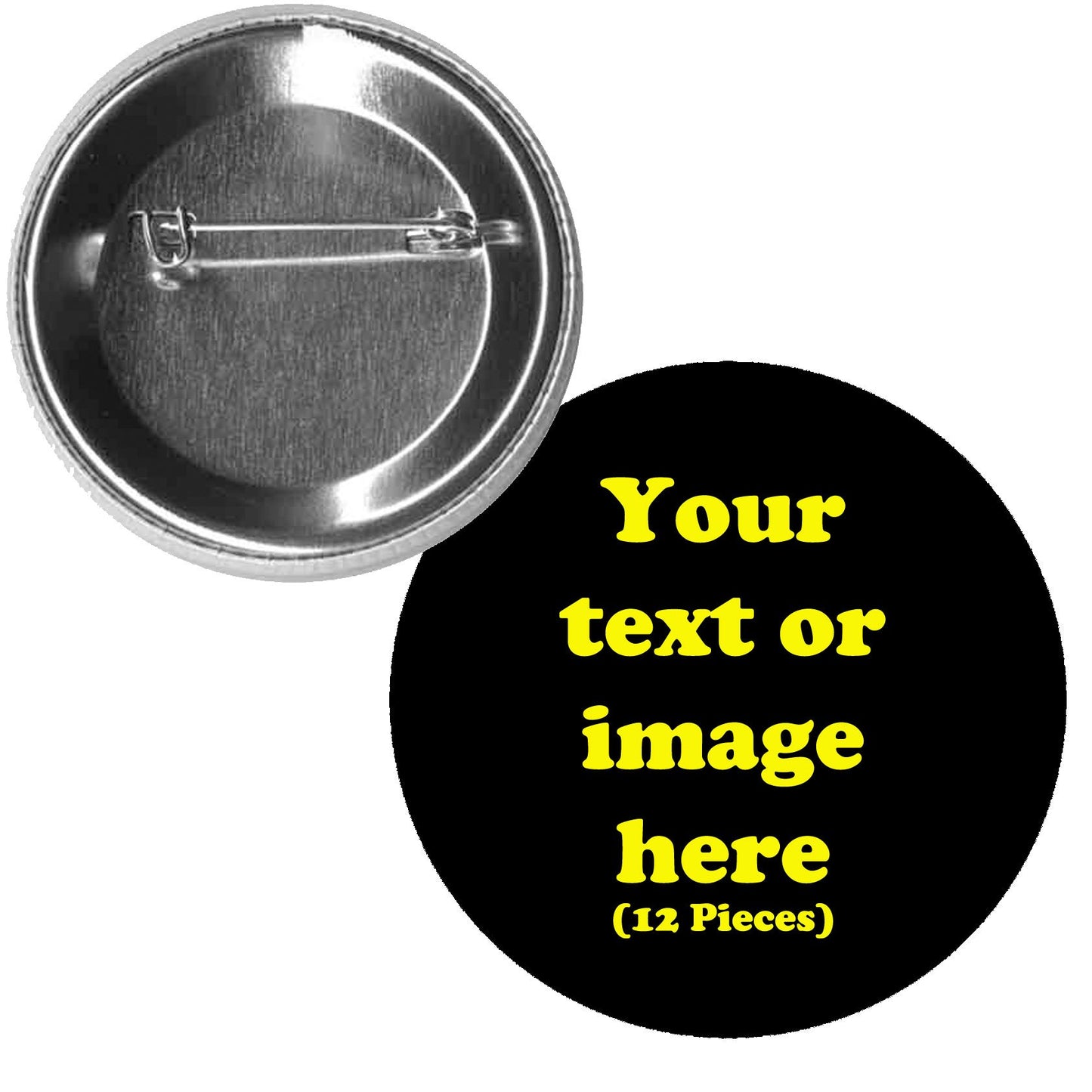 Customized Pinback 1.25-inch Pinback Button Pin - Your text or image here Default Title