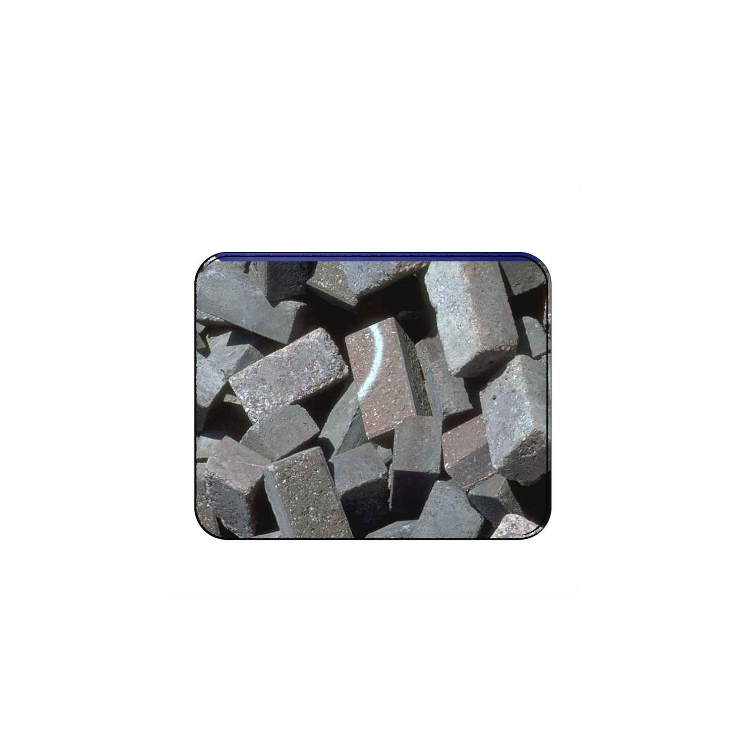 Bricks Texture Gray Mousepad Default Title