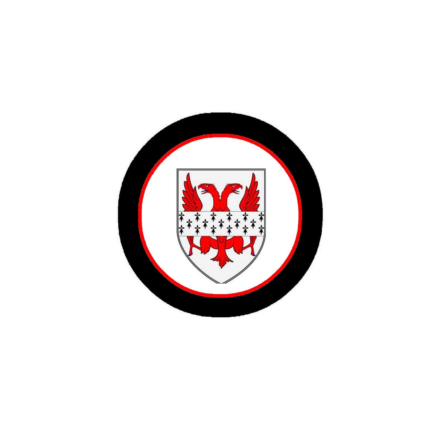 Joyce 3-inch Coat of Arms Fridge Round Magnet Default Title