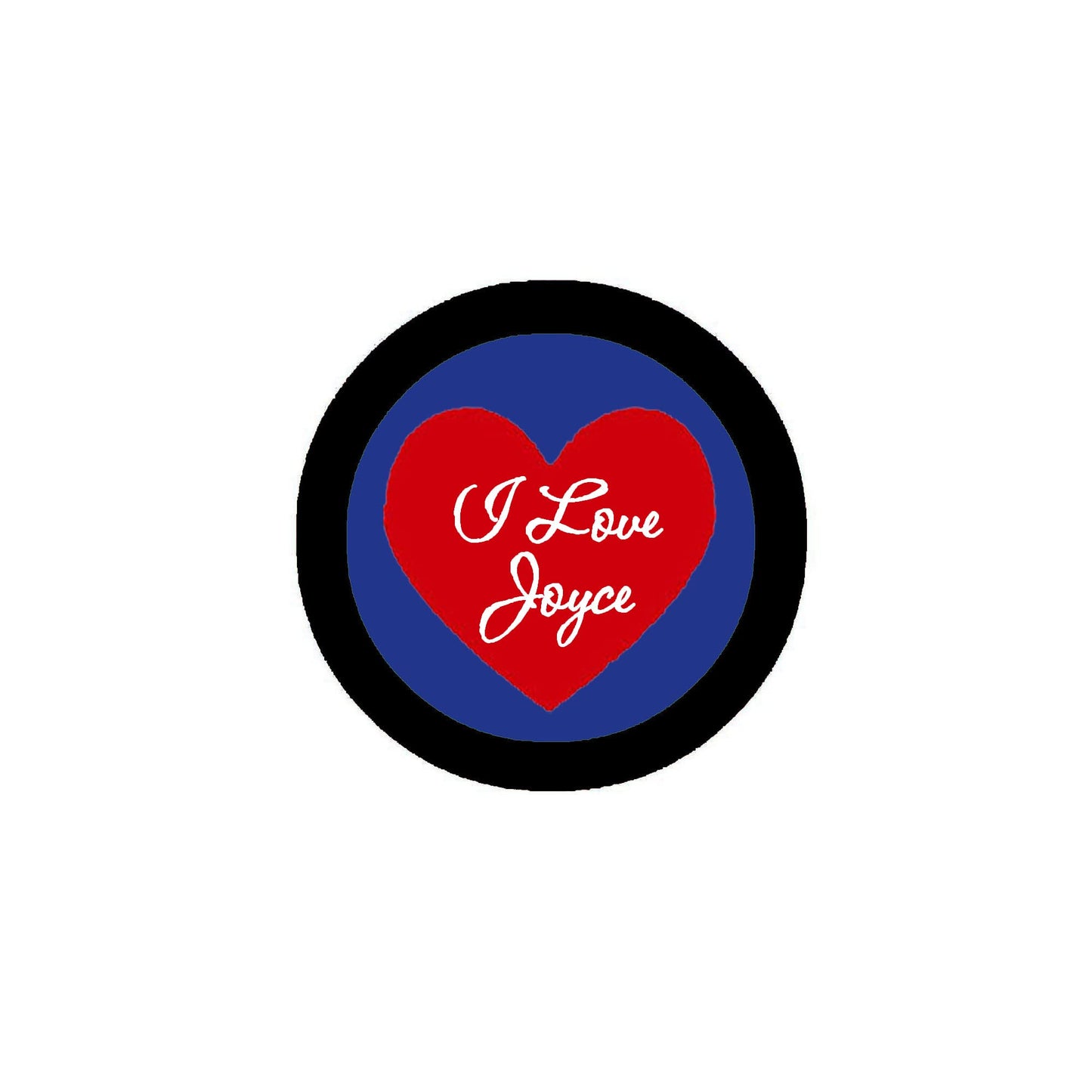 I Love Joyce 2.25-inch Pinback Default Title