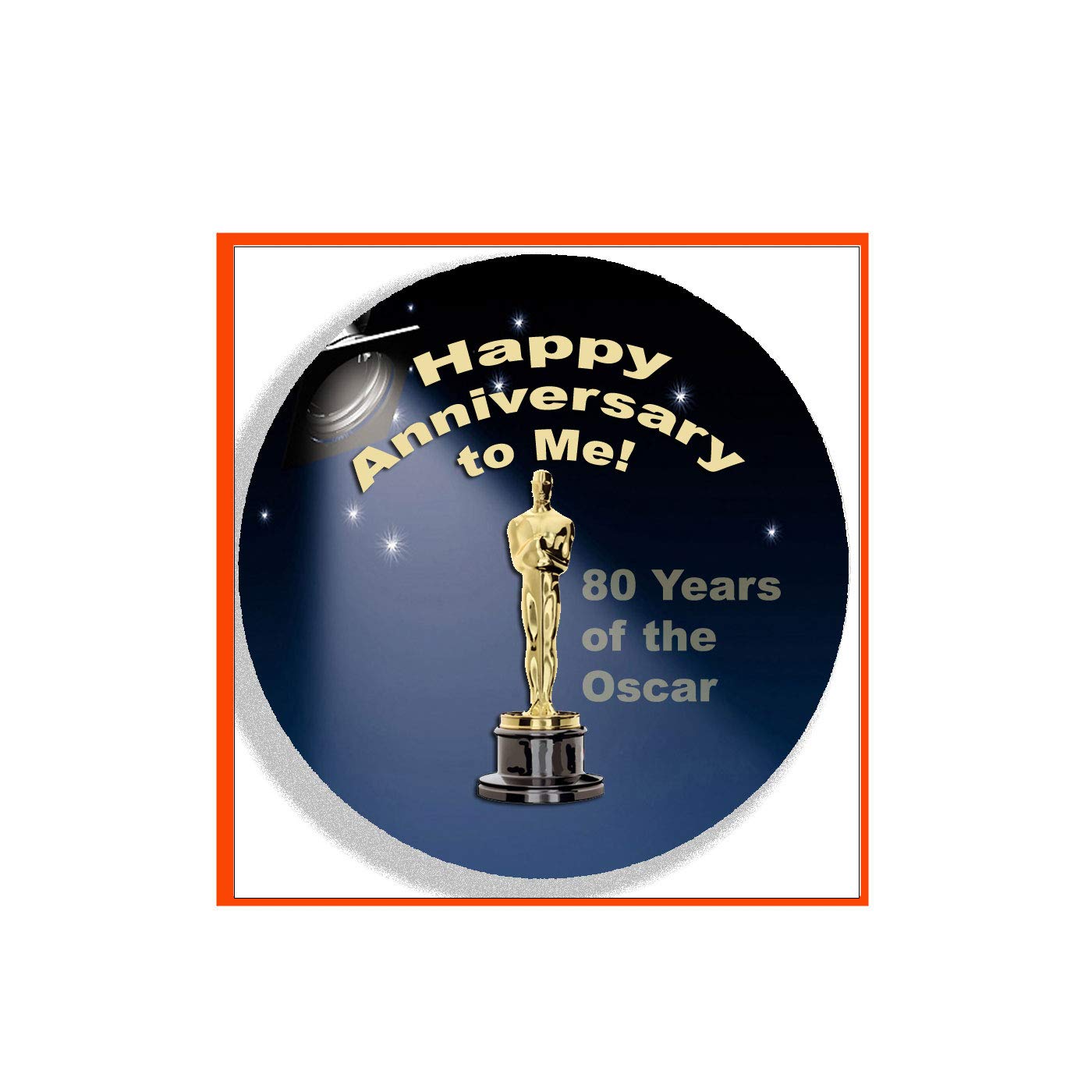 Happy 80 Anniversary Oscars 2.25-inch Default Title