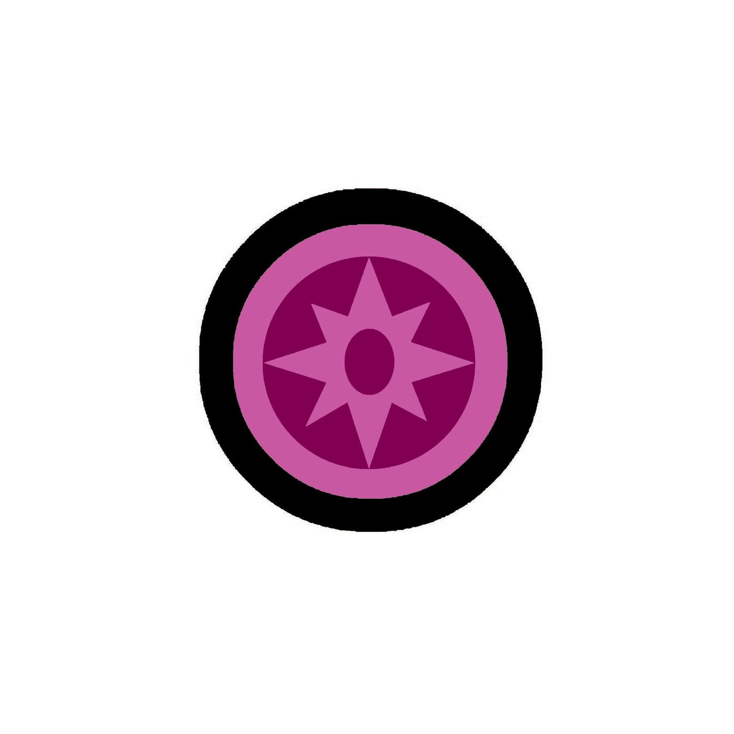 Pink Star 2.25-inch Pinback Default Title