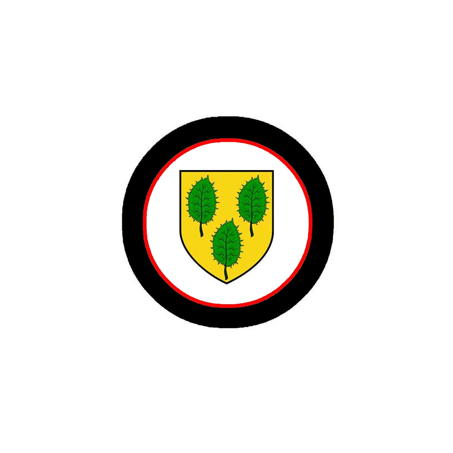 Clearly 3" Coat of Arms Fridge Round Magnet