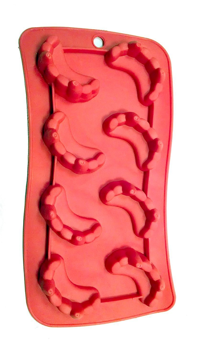 Teeth with Fangs Silicone Ice Cube Tray for Halloween - Jello Chocolate Soap Mold by Momentum Brands