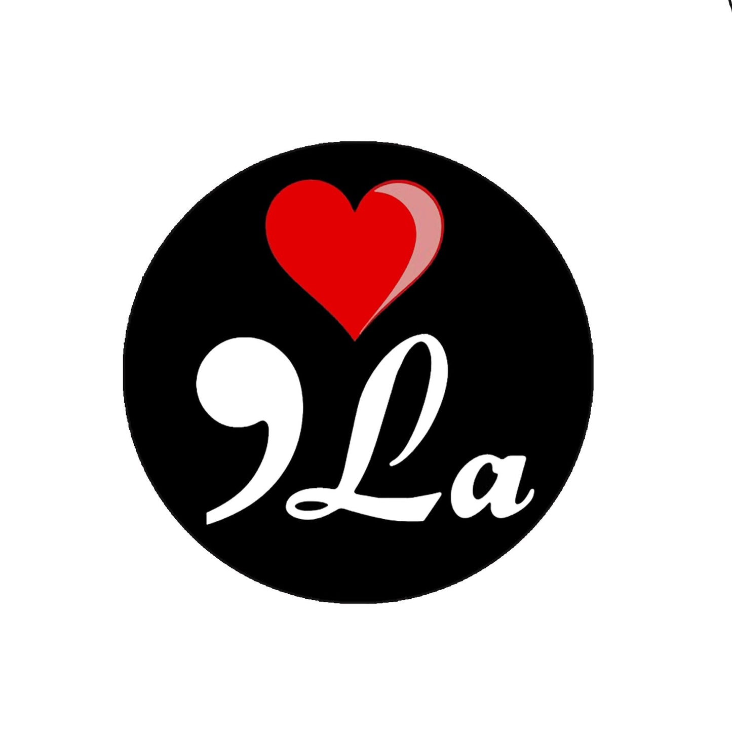 I Love Kamala (comma-la) 2.25-inch Pinback Default Title