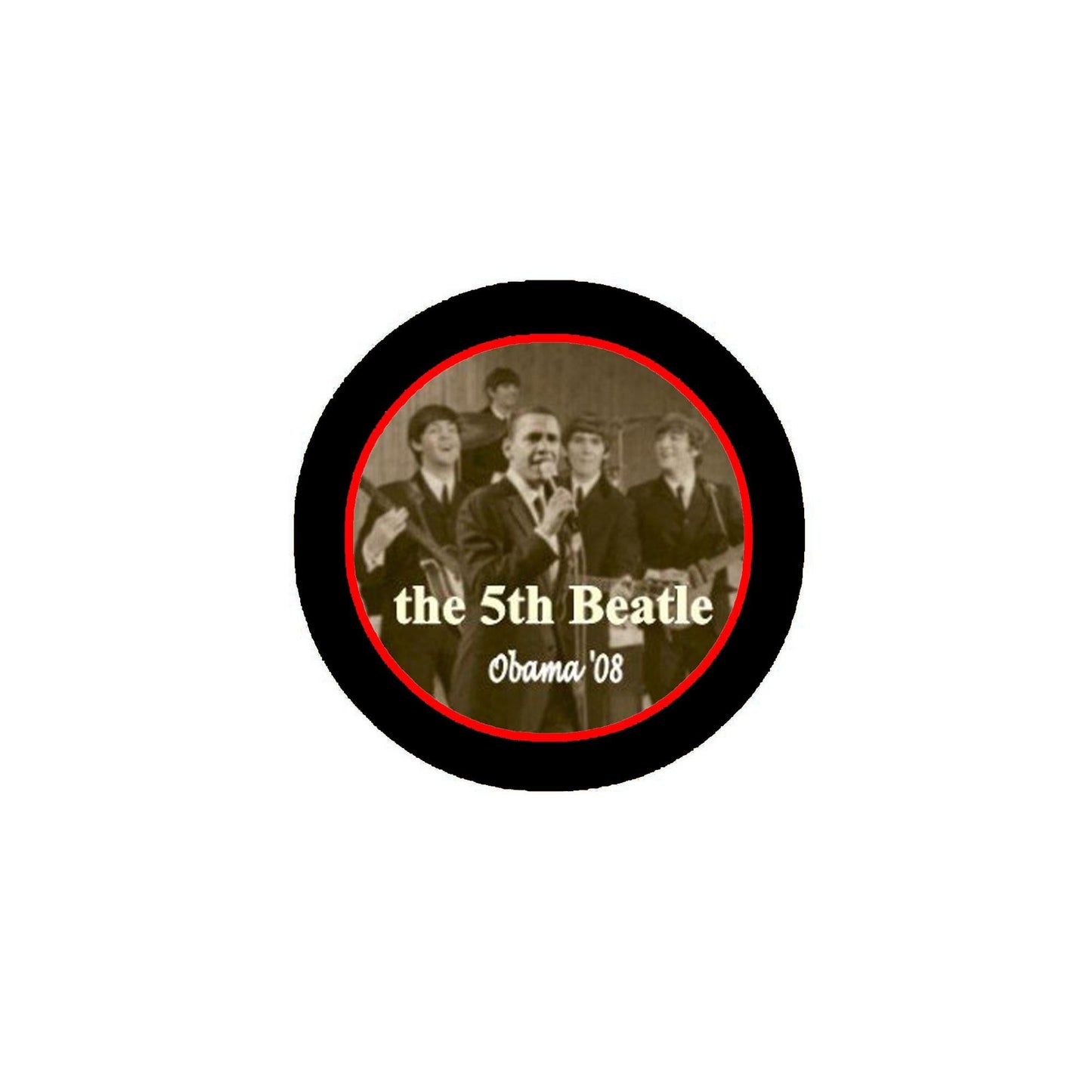 Obama the 5th Beatle Magnet 3"