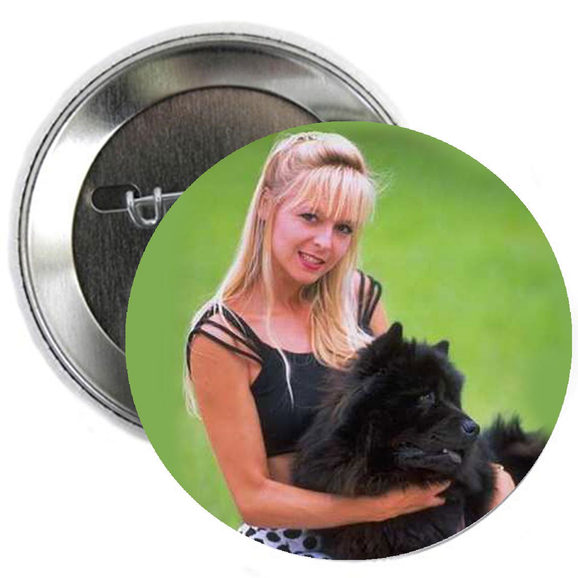 12 Pcs. Custom Personalized Pinback Button 2.25" ~ Send us your picture, text or logo