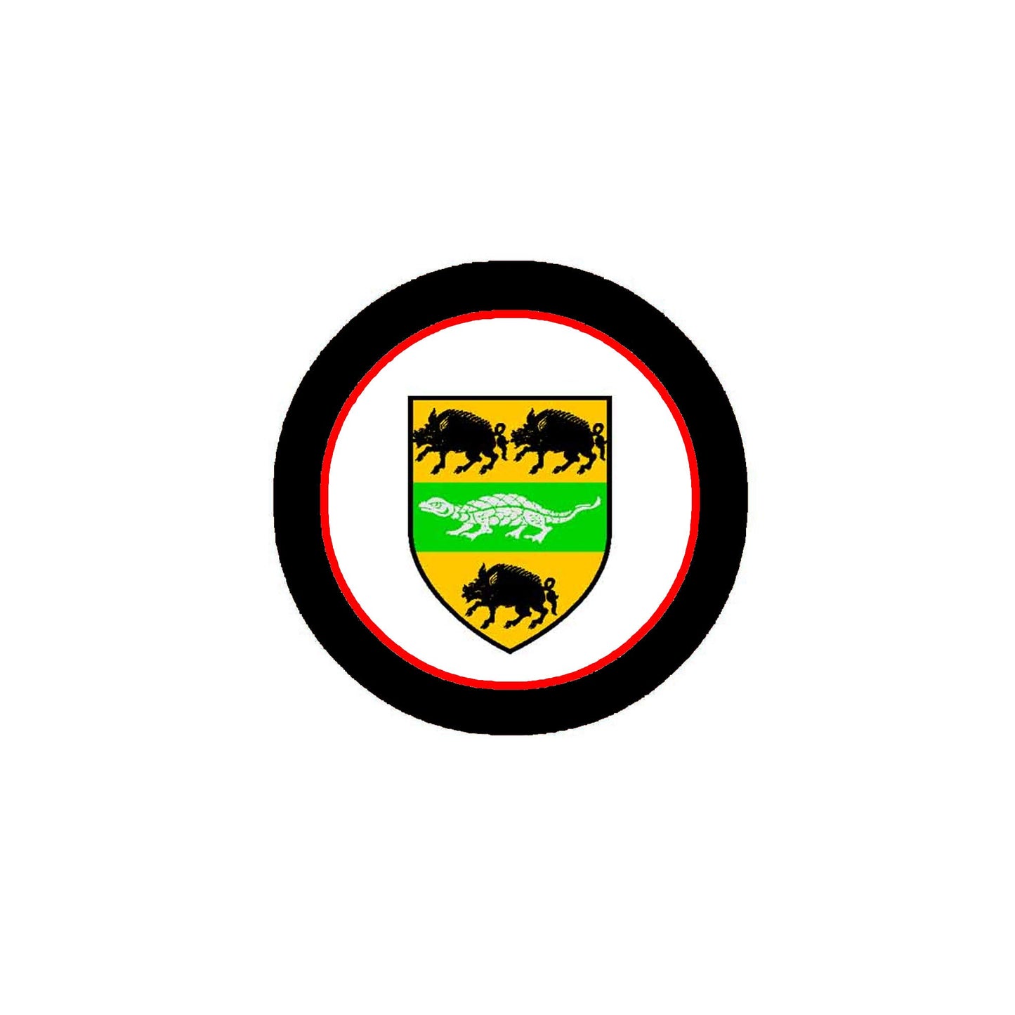 Sweeney 3" Coat of Arms Fridge Round Magnet