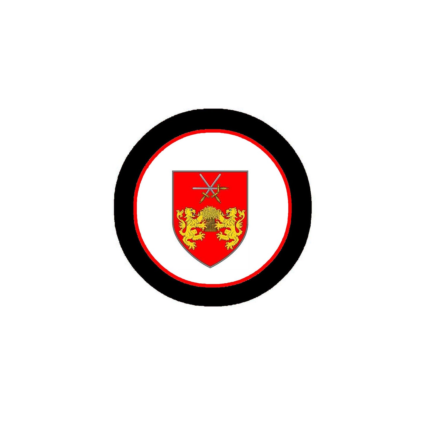 Brennan 3" Coat of Arms Round Pinback Badge Brooch Pin Back