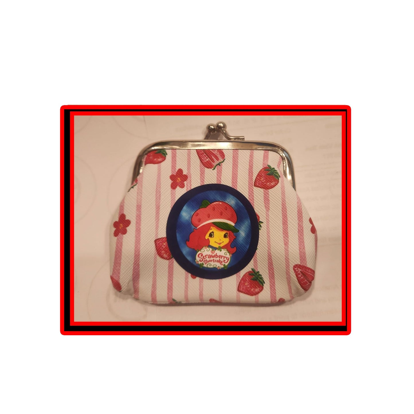 Strawberry Coin Purse Click Coin Purse #1 Blue