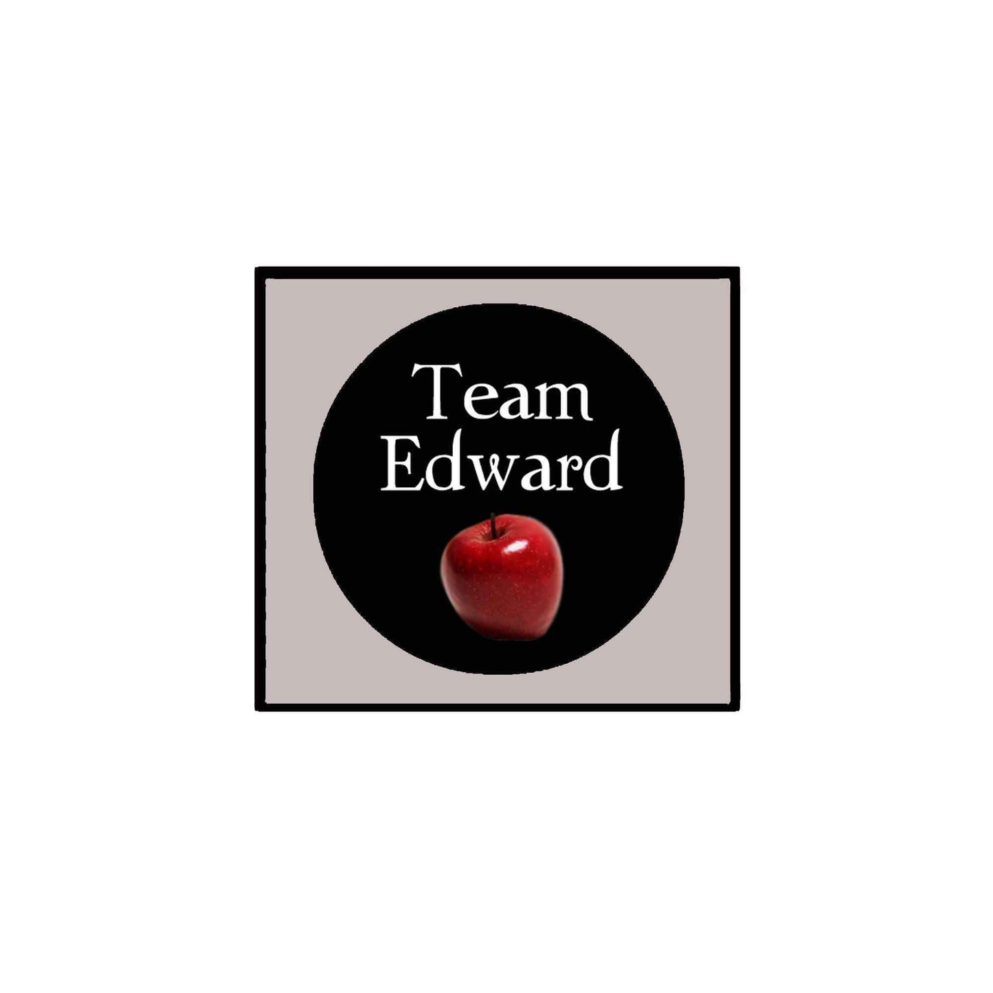 Team Edward 1.25" Pinback for Jackets, Backpacks, etc. apple