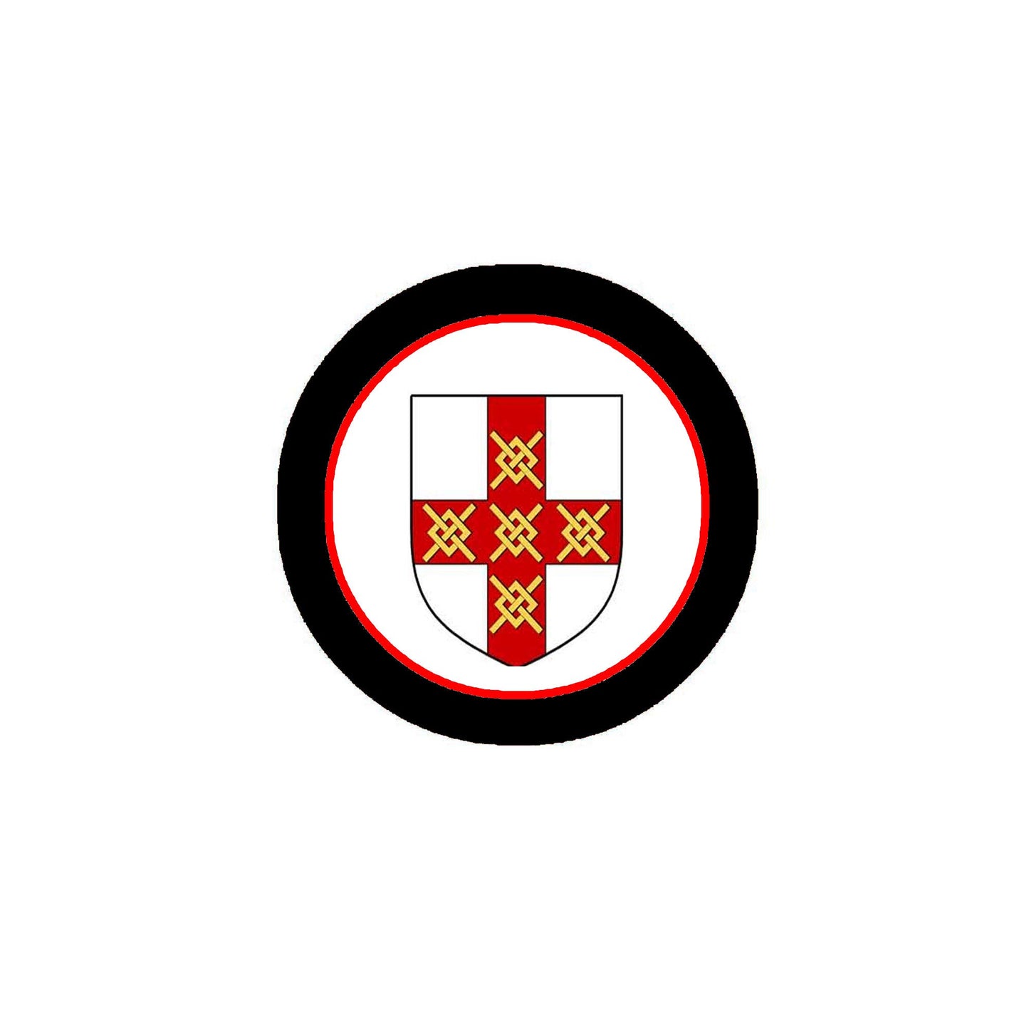 Hurley 3-inch Coat of Arms Round Pinback Badge Brooch Pin Back Default Title