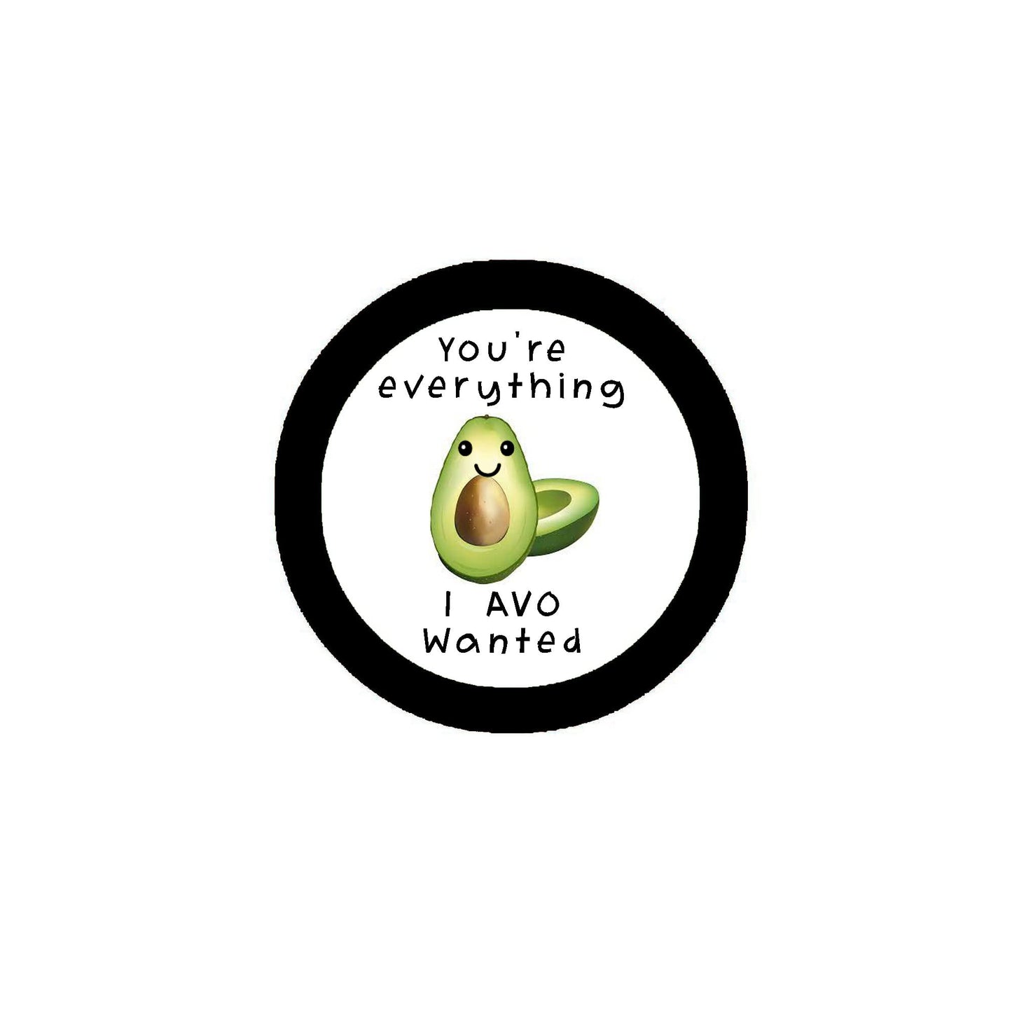 You're Everything I AVO Wanted Pinback Button Badge 2.25"
