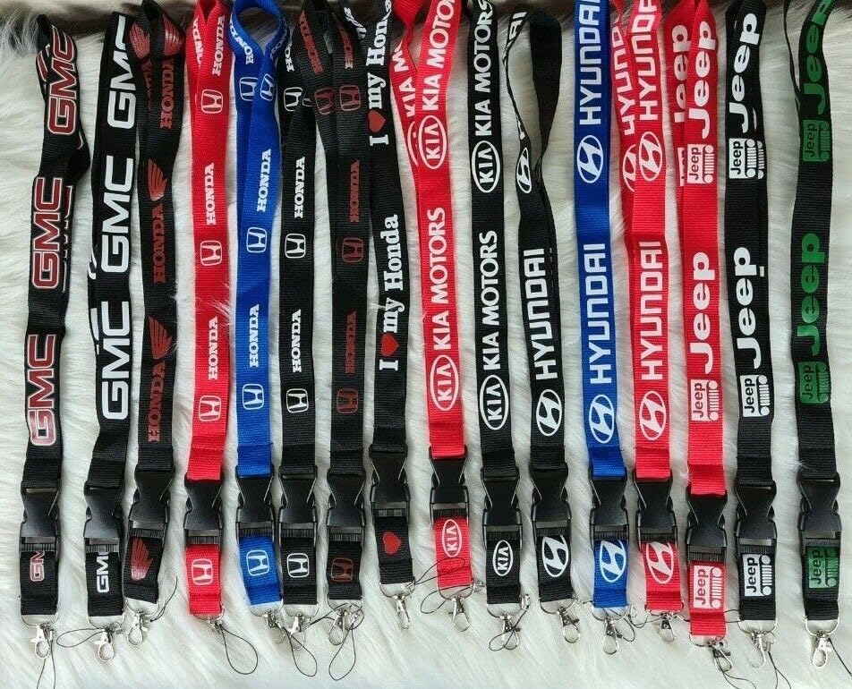20 pcs Mixed Color Cell Phone Key Chain Neck Strap Keys Lanyards Adult Size Party Gifts