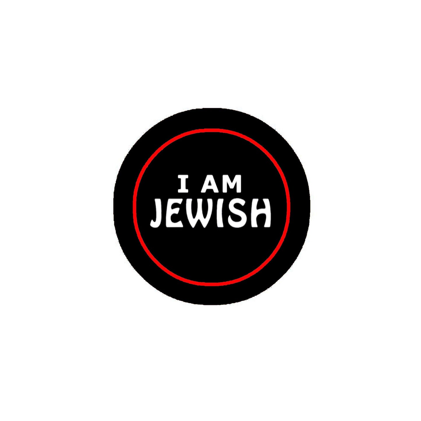 I am a Jewish Pride 2.25-inch Pinback Default Title