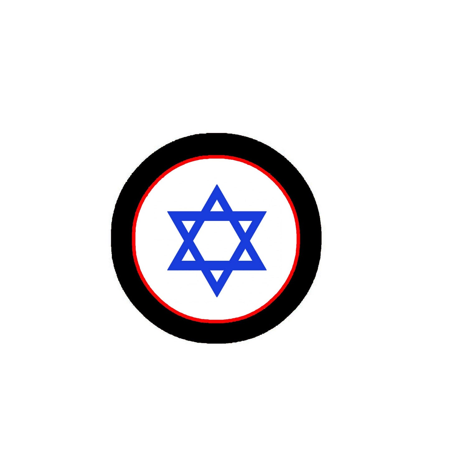 12 Pcs Star of David 1.25" Badge Pinback for Jackets, Backpacks, etc.
