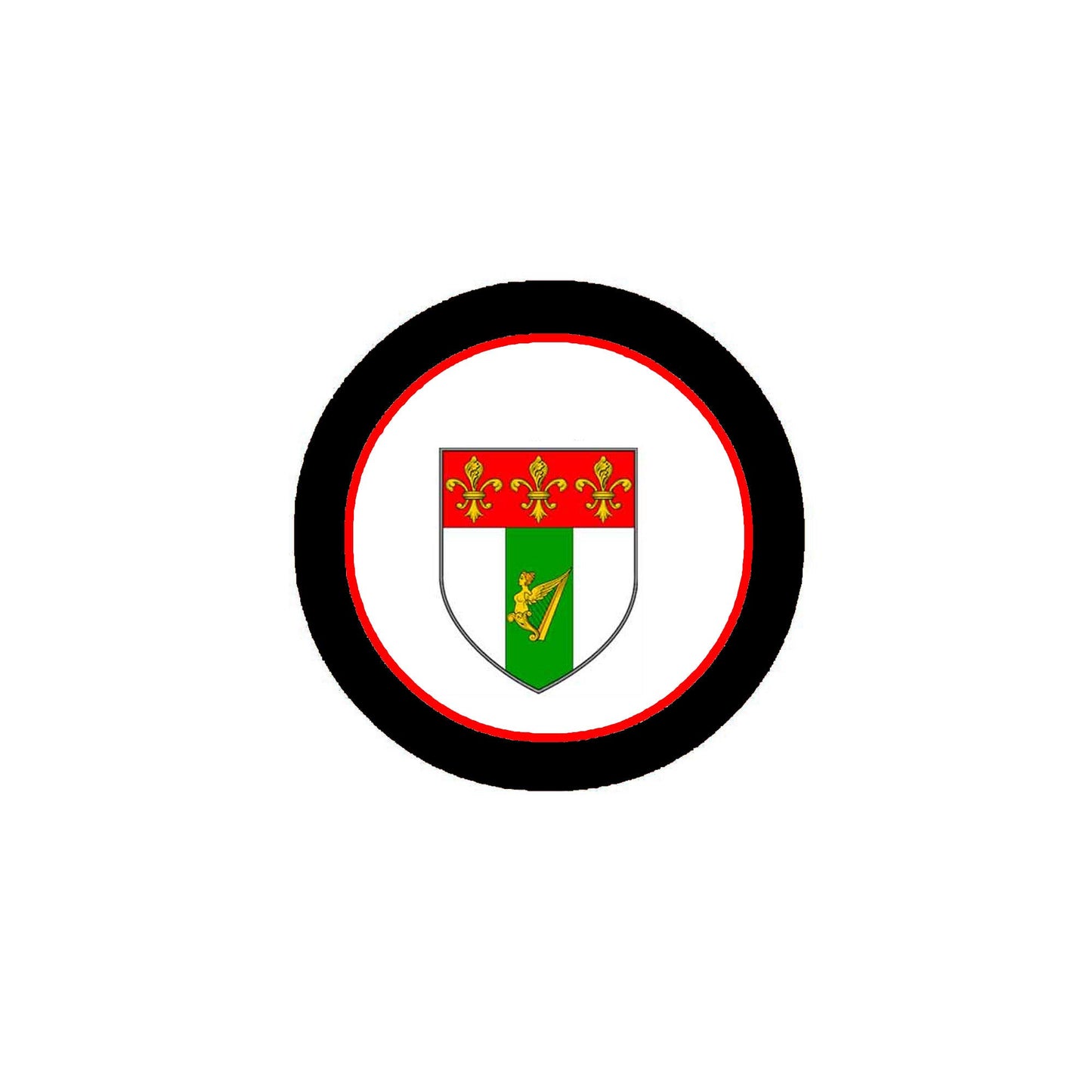 Brophy 3" Coat of Arms Fridge Round Magnet