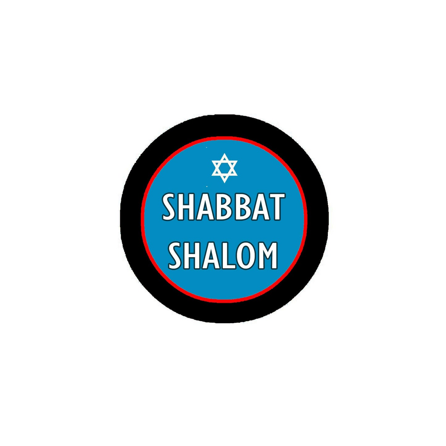 12 Pcs SHABBAT SHALOM 1.25" Badge Pinback Brooch