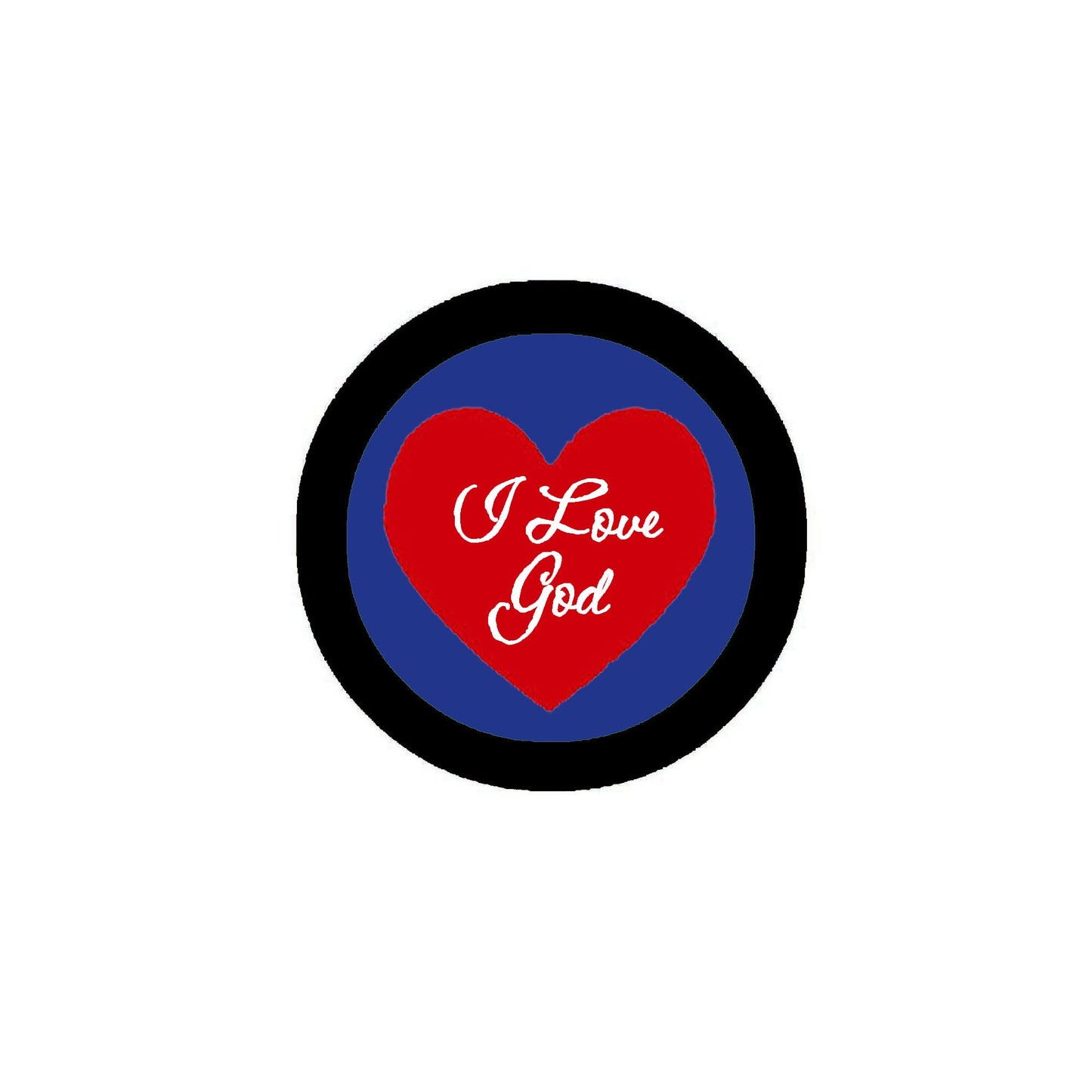 I Love God 2.25-inch Pinback Default Title