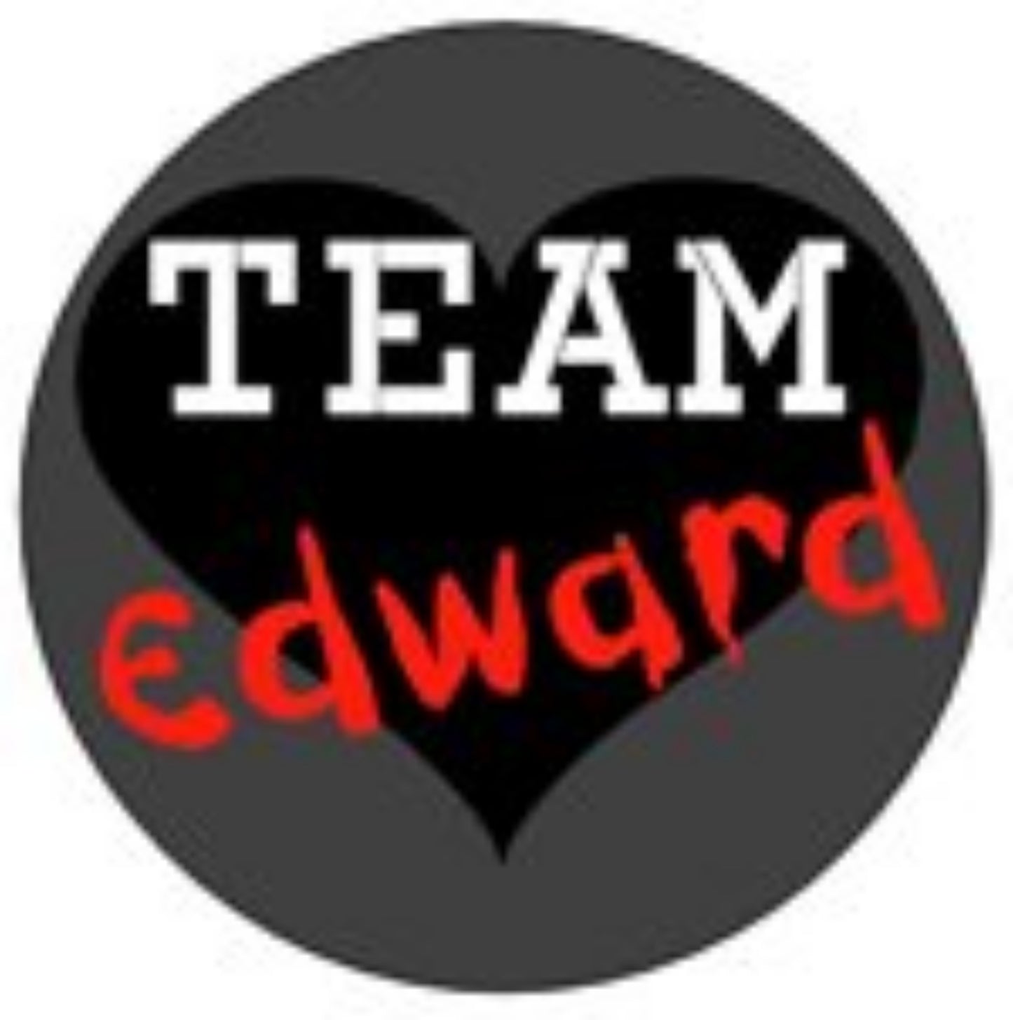 TEAM EDWARD Pinback Button 1.25-inch Pin Badge Cullen Vampire Default Title