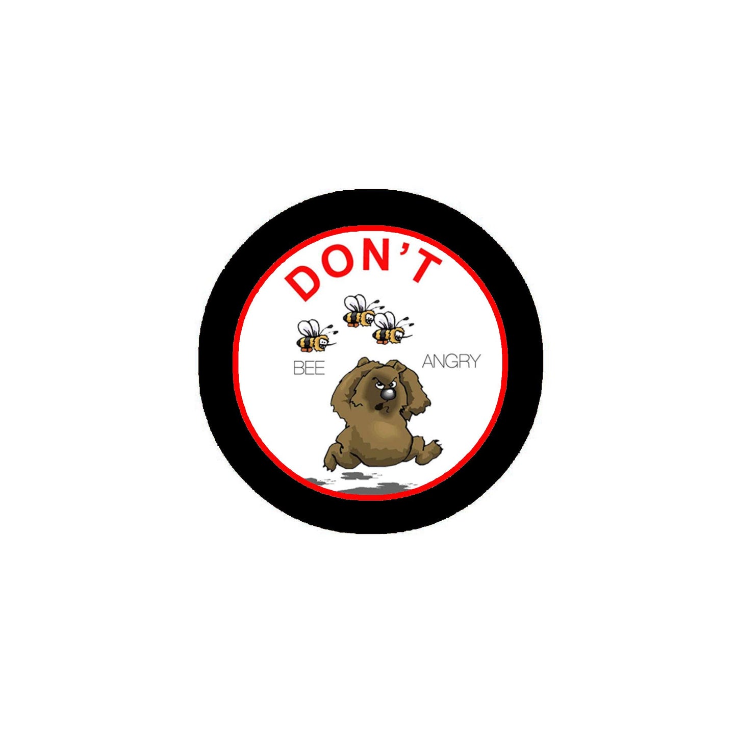 Don't Be Angry Pinback Button Pin 1.25-inch Default Title