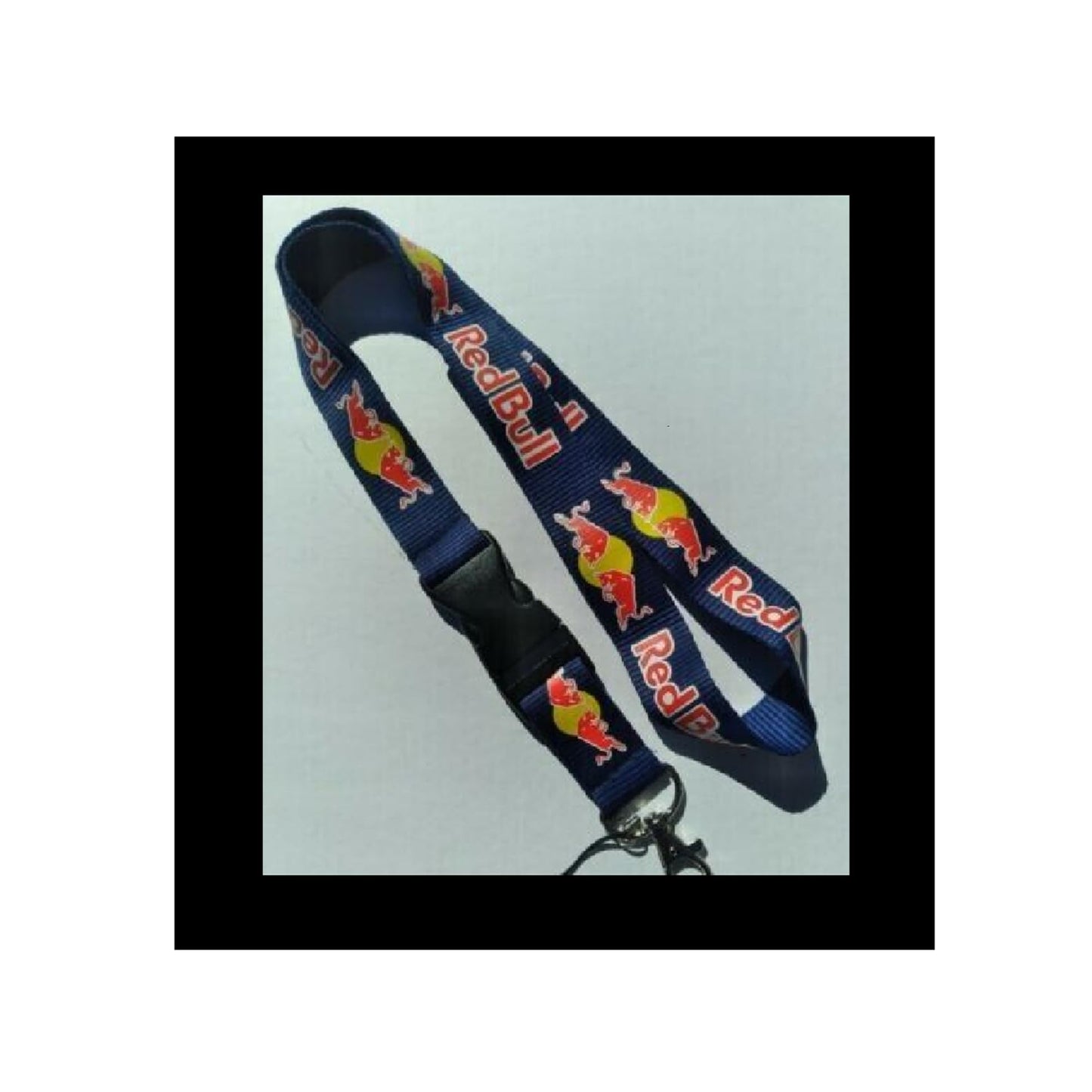 Black Red Popular Keychain ID Holder Lanyard MyDriver