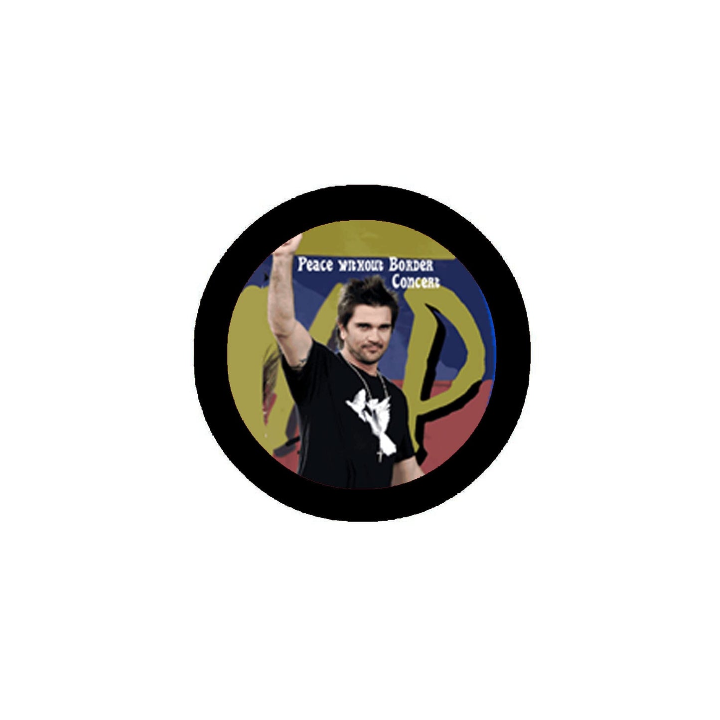 Peace without border concert 2.25-inch Pinback Badge Default Title